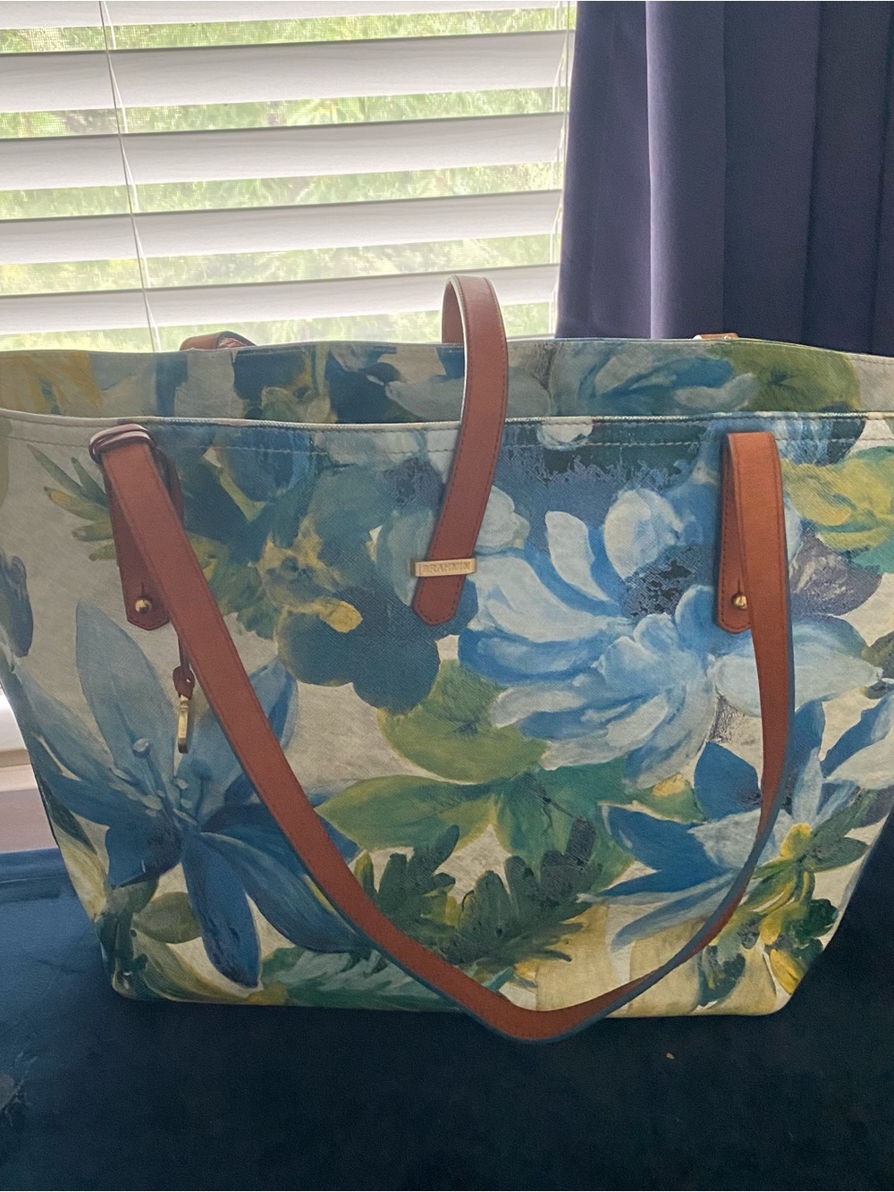 Brahmin All Day Tote in the Fiji Floral print